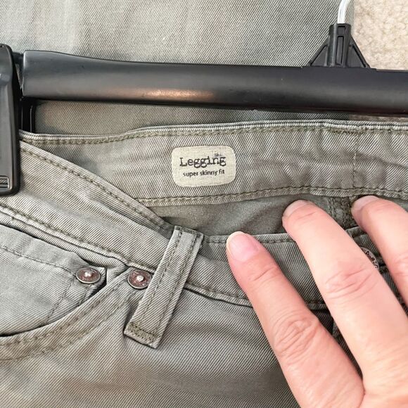 AG Adriano Goldschmied Super Skinny Fit Legging Low Rise Pocket Cotton Jeans - Picture 12 of 13